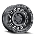 Aluminum Wheels 17x8.5 Halo 957B Satin Black 0 Offset 6 on 120 Bolt Pattern 67.1 Bore Raceline