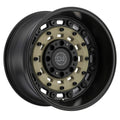 BRARS 16X8 BLANK D-SAND-BLK -10MM