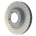 SHW 17-19 Porsche 911 Carrera 3.0L w/o Ceramics Left Front Cross-Drilled MB Brake Rotor (9P1615301A)