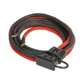 REPLACEMENT 7.5 FOOT BATTERYSIDE BOOSTER CABLES WITH RED QUICK CONNECT