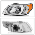 0911 CHEVY AVEO SHALOGEN HEADLIGHT OE CHROME