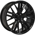 20 IN REPLICA WHEEL CV25 FITS CHEVROLET CAMARO ZL1 RIM 20X8.5 SATIN WHEEL