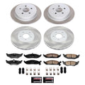 Power Stop 95-00 Chrysler Cirrus Front and Rear Semi-Coated Rotor Kit