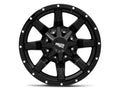 MO970 17x9 5x127.00/5x139.70 GLOSS BLACK W/MILLED LIP (12 mm)