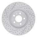 R1 04-09 Audi S4 Front Left Drilled & Slotted Geoperformance Rotor