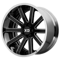 XD200 22X12 5X5.0 BLK MILL CHR LP -44MM