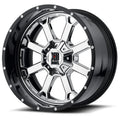 XD202 22X12 8X170 CHR BLK MILL LP -44MM