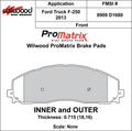 Wilwood Pad Set Promatrix D1680