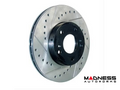 StopTech 02-15 Acura RSX / 02-15 Honda Civic Cryo Slotted & Drilled Right Front Rotor