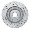 DFC 19-22 Hyundai Veloster N Front Left Drilled & Slotted Geoperformance Rotor