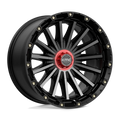 KM102 17X9 5X5.0/5.5 S-BLK GTCC 18MM