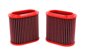 BMC 98-02 Maserati 3200 GT 3.2 V8 Replacement Cylindrical Air Filter (FULL KIT - 2 Filters Included)