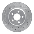 DFC 20-25 Chrysler Pacifica Front Left Drilled & Slotted Geoperformance Rotor