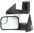 0209 RAM 1500/2500/3500 RH HEATED POWER OE MIRROR BLACK TOWING PKG FLIP OUT HEAD W/ BLIND SPOT