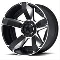 XD811 17X8 5X5.0/5.5 M-BLK MACH 10MM