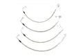 Rugged Ridge Brake Hose Kit Braided Stainless 07-18 Jeep Wrangler