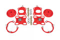 BMR 11-14 Ford Mustang / Shelby GT500 Caster Camber Plates - Red