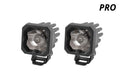 Diode Dynamics Stage Series C1 LED Pod Pro - White Flood Standard RBL (Pair)