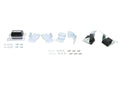 Engine and gearbox - mount bushings 3 Bushings 1 Plate 2 Brackets 7 Bolts 3 Nuts 9 Washers Grease Install Guide