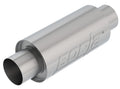 Borla Universal Resonator Option 2.75in Center/Center 5in Round x 10in - Notched Neck