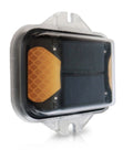 210 MODEL LED SOLAR AMBER FLASHER W/CLICK BOND MOUNTING KIT