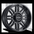 Aluminum Wheels 16x8 Split 948B Satin Black 0 Offset 8 on 165.1 Bolt Pattern 125.2 Bore Raceline