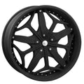 Aluminum Wheels 18x8 Intake 147B Black 40 Offset 5 on 112/5 on 120 Bolt Pattern 74.1 Bore Raceline