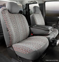 Seat Covers: 2003-2004 GMC Yukon Denali; 40/20/40 split seat with center armrest built in seat belts; TR40 Series Seat Covers; front; gray