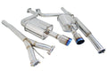 Megan Stainless Steel Cat-back Exhaust System Nissan Maxima 2009 OE-RS Rear Left Blue Tip