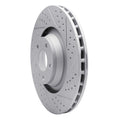 DFC 05-11 Audi A6 Quattro Front Right Drilled & Slotted Geoperformance Rotor