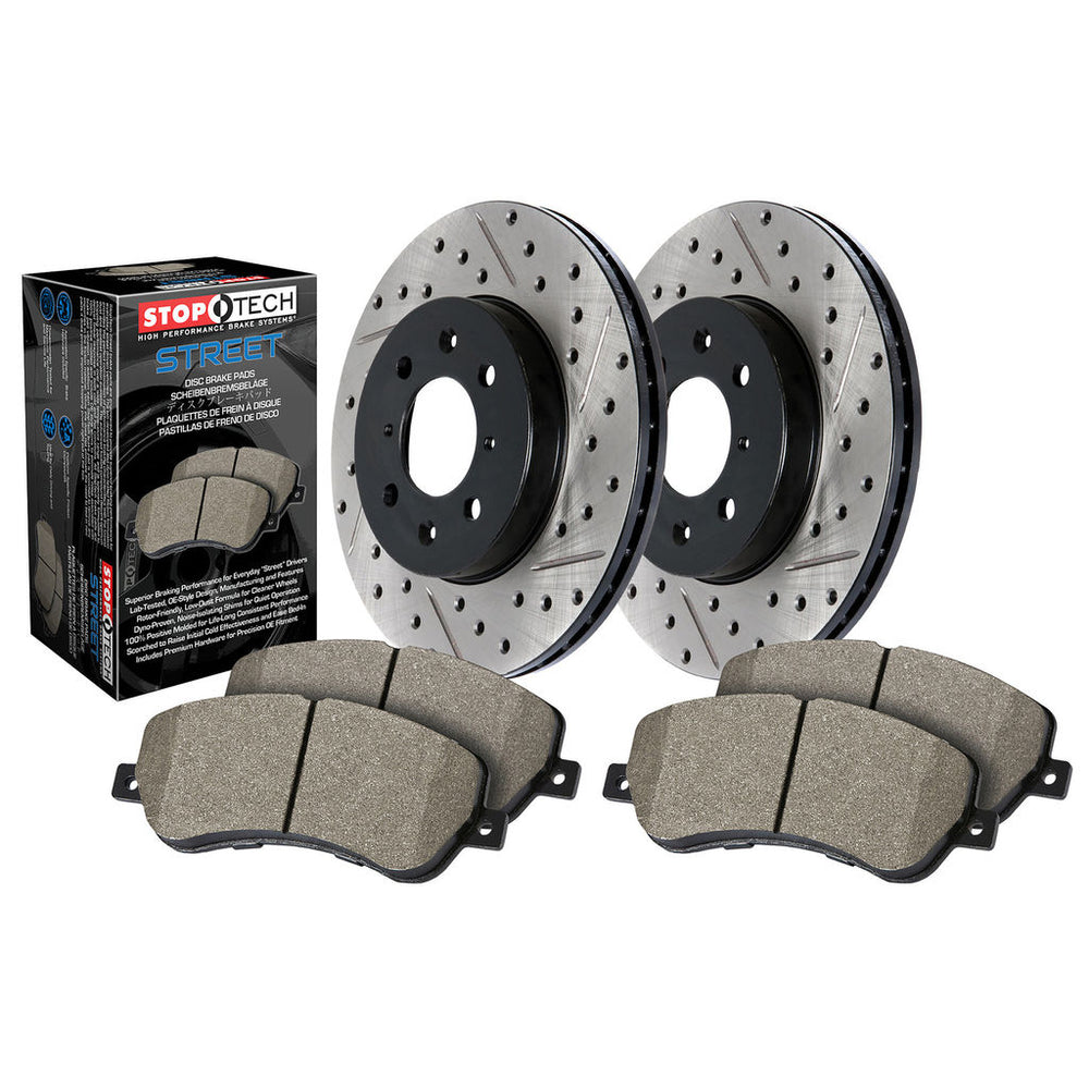 OE POSI QUIET COATED BRAKE KIT 2 WH