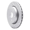 DFC 12-25 Dodge Durango Rear Right Drilled & Slotted Geoperformance Rotor