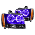 Oracle 07-14 Chevrolet Suburban 1500 LED Headlight Halo Kit - UV Purple