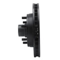 R1 88-96 Chevrolet C2500 Front Right Drilled & Slotted Black Brake Rotor