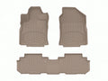 WeatherTech Tan Front Rear FloorLiner HP Fits -20-26 Ascent 451475-1-2IM