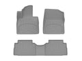 WeatherTech Grey Front Rear FloorLiner HP Fits -21-23 Santa Fe 461656-1-2IM