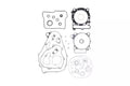 Athena 21-23 Kawasaki KX 450 F Complete Gasket Kit