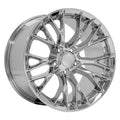 18 IN REPLICA WHEEL CV22 FITS CHEVROLET CORVETTE C7 Z06 RIM 18X10.5 GUNMETAL W
