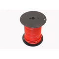 WIRES 8MM RED WHITE SCRIPT 100FT SPOOL