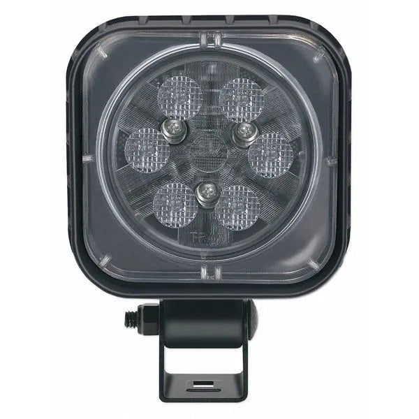 840T MODEL 12110V LED WORK LIGHT W/TRAPEZOID BEAM PATTERN & INTEGRATED 2PIN DEUTSCH CONNECTOR