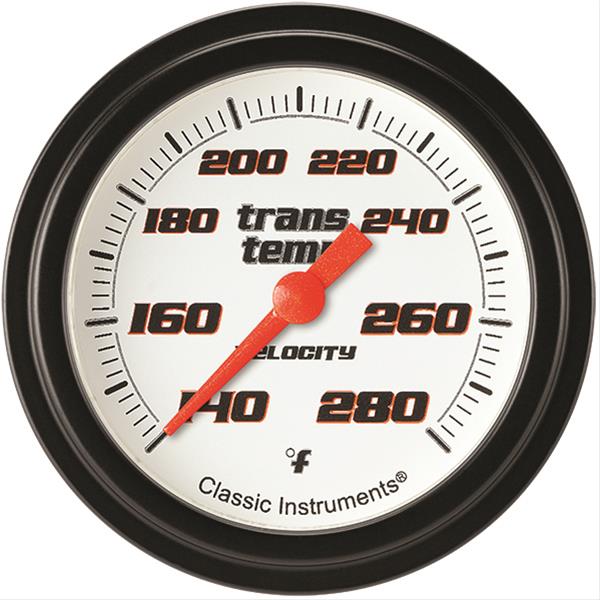 VELOCITY WHITE 2 5/8IN TRANS TEMP