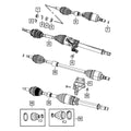 Right Front Axle Shaft Assembly for Select 2014-2017 Jeep MK Compass, Patriot Crown Automotive