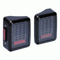 LED GRID TAILLIGHT - TRANSPARENT LENS - JEEP JK 2007-2018