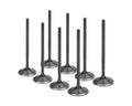Supertech BMW M42/S42 33X5.97X106.10mm Flat Blk Nitrided Intake Valve - Set of 8