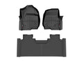 WeatherTech Black Front and Rear Floorliners for Vinyl Floors Fits -23-24 F-250 F-350 F-450 F-550 4410511-4410127V