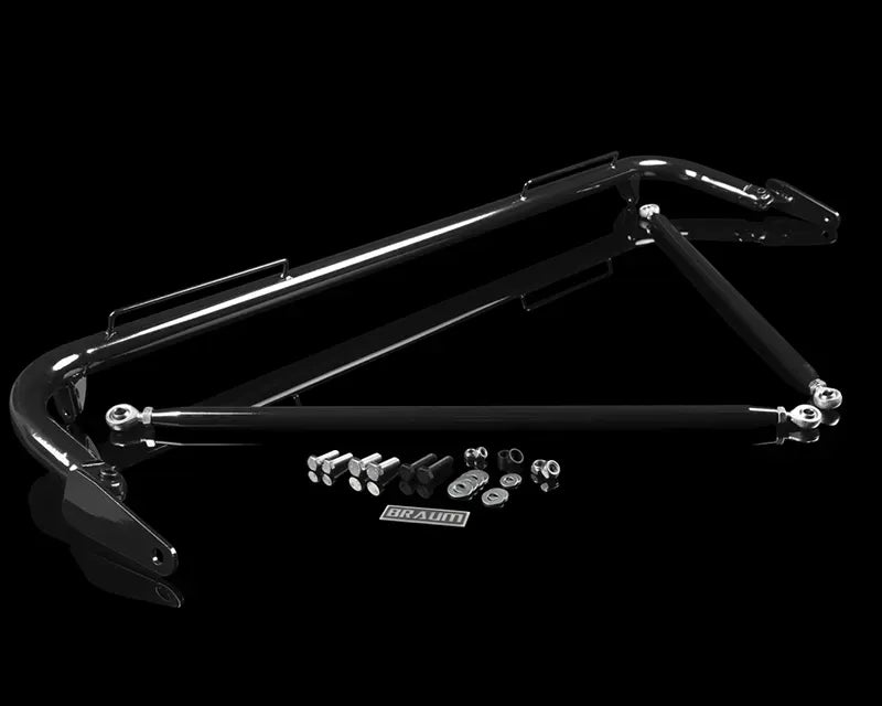 Braum 48-51 Universal Racing Harness Bar Kit - Black Satin - BRHB-48BM