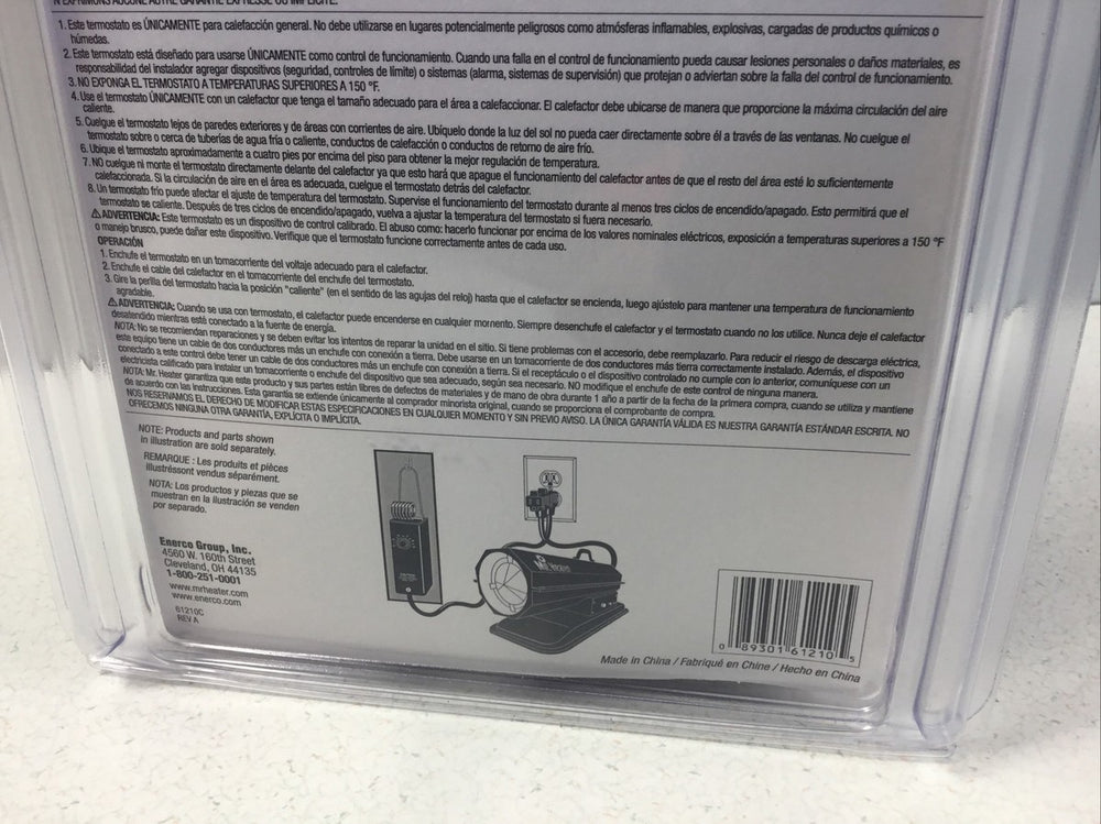 THERMOSTAT FOR PORTABLE KEROSENE FO