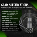 Revolution Gear & Axle Jeep Wrangler JK/JL Dana 30 Reverse Front Axle 4.10 Ratio Ring & Pinion Set