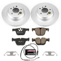 Power Stop 15-16 BMW 328i xDrive Rear Z23 Evolution Sport Coated Brake Kit