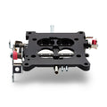 BILLET THROTTLE BASE PLATE; BLACK;